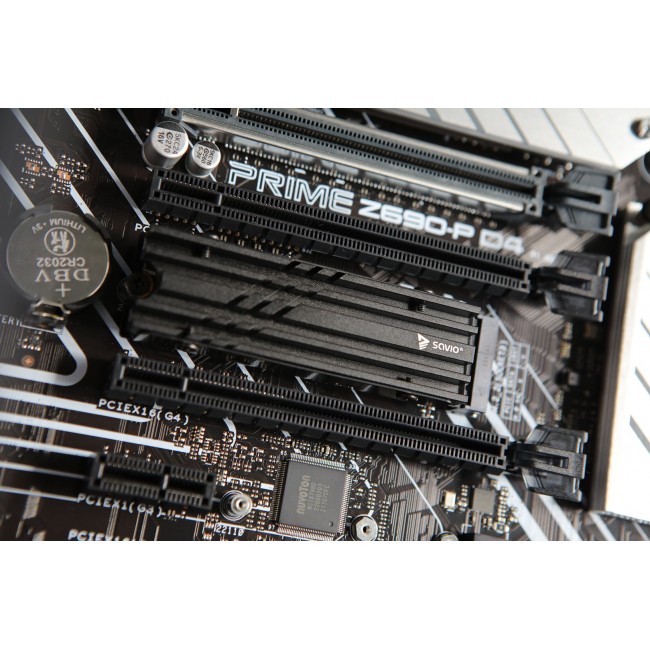 SAVIO Cooling for M.2 NVME 2280 drives, AK-60, Black