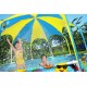 Bestway Steel Pro 2.44m x 51cm Splash-in-shade Play Pool, Orange/Yellow