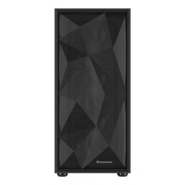 GENESIS DIAXID 605F MIDI TOWER CASE WITH USB-C WINDOW BLACK