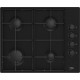 Beko HIBG64120SB hob Black Built-in 60 cm Gas 4 zone(s) Beko HIBG64120SB hob Black Built-in 60 cm Gas 4 zone(s)