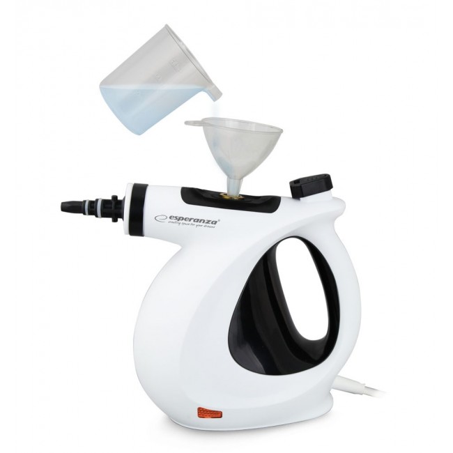 Esperanza EHS008 Steam Washer 0.35L Black, White 900W