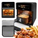 GreenBlue AIR FRYER Oil-Free Air Fryer, 1800W, 10L capacity, 8 programs, accessories, timer, GB950