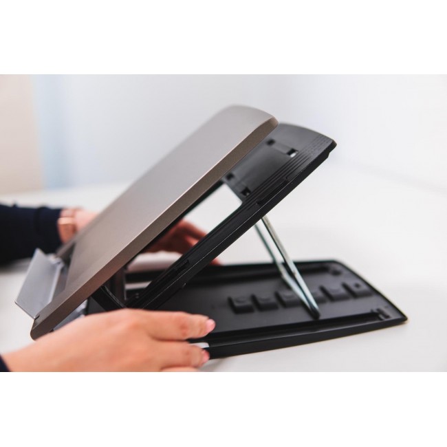 BakkerElkhuizen Ergo-Q 330 Circular Laptop stand Black, Gray 17