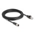 DeLOCK M12 Cable A-coded 8 pin male to RJ45 male PVC 5 m