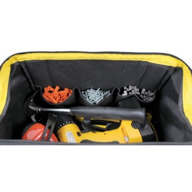 Toolbox Stanley 1-96-183 Nylon, Plastic Black/Grey