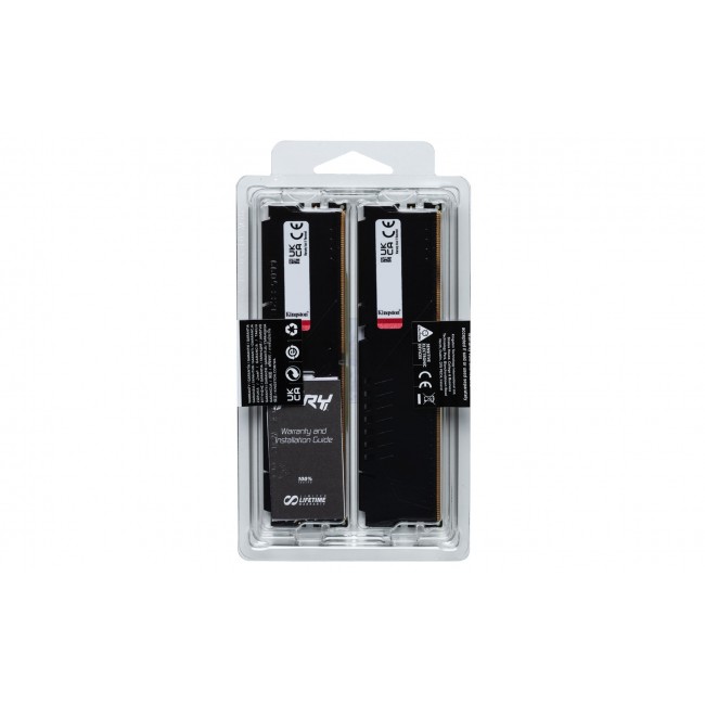Kingston Technology FURY Beast 32GB 6000MT/s DDR5 CL36 DIMM (Kit of 2) Black EXPO Kingston Technology FURY Beast 32GB 6000MT/s DDR5 CL36 DIMM (Kit of 2) Black EXPO