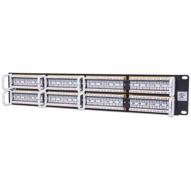 Intellinet Patch Panel, Cat6, UTP, 48-Port, 2U, Black Intellinet Patch Panel, Cat6, UTP, 48-Port, 2U, Black