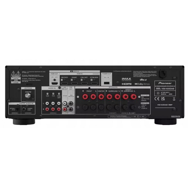 Home cinema receiver Pioneer VSX835D Black Home cinema receiver Pioneer VSX835D Black