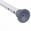 Round aluminium shower stool