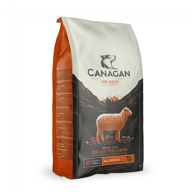 CANAGAN Grain free Lamb dry dog food 2kg
