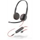 Poly Blackwire 3225 Stereo USB-C +USB-A +3,5mm