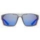 Uvex sportstyle 233 P Multi-sport glasses Unisex Full rim Grey