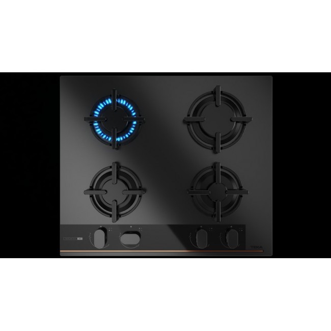Teka GBC 64 Infinity G1 Black Built-in 60 cm Gas 4 zone(s)