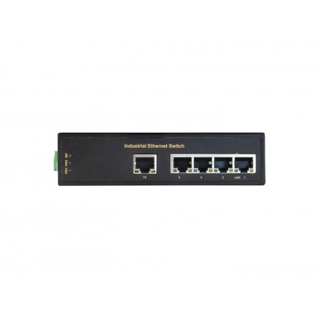 LevelOne 5-Port Fast Ethernet Industrial Switch, -40 C to 75 C