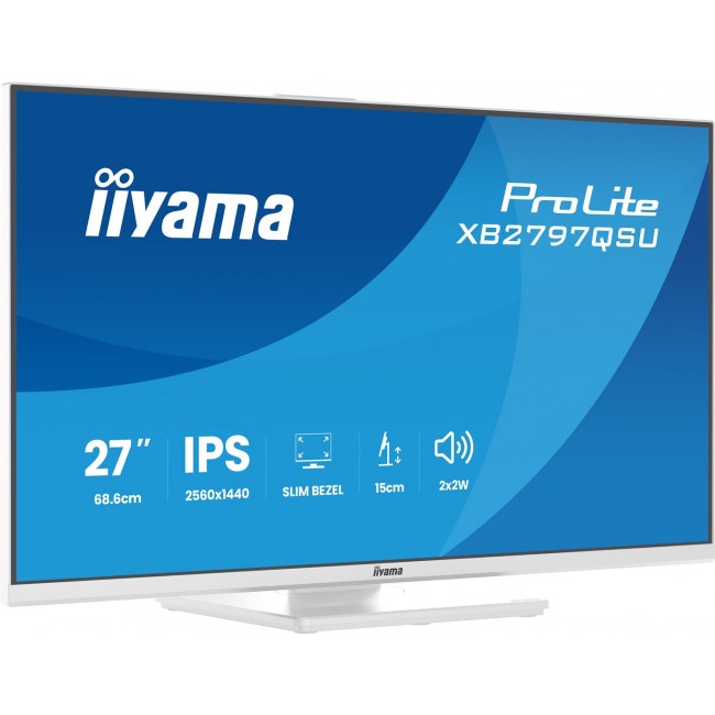 iiyama ProLite XB2797QSU-W1 computer monitor 68.6 cm (27 iiyama ProLite XB2797QSU-W1 computer monitor 68.6 cm (27