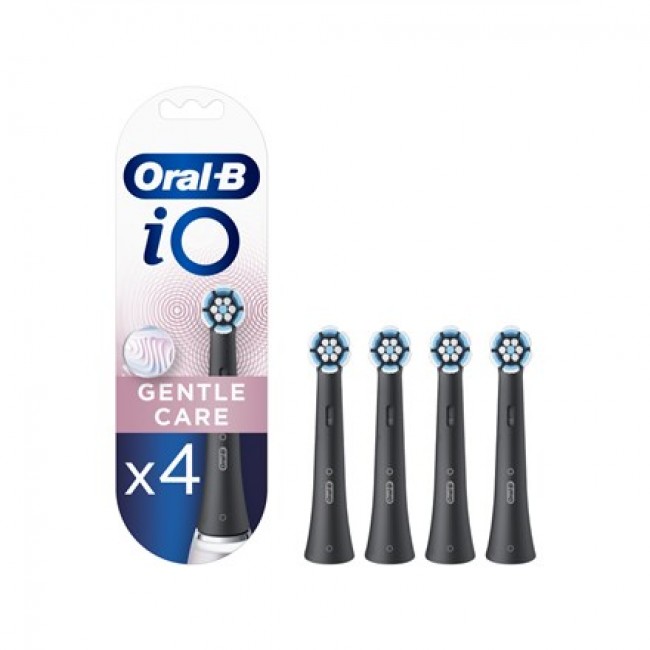 Toothbrush replacement heads ORAL-B iO Gentle Care black