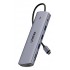 UNITEK D1113BGY01 interface hub 2 x USB 3.2 Gen 2 (3.1 Gen 2) Type-C 1000 Mbit/s Grey