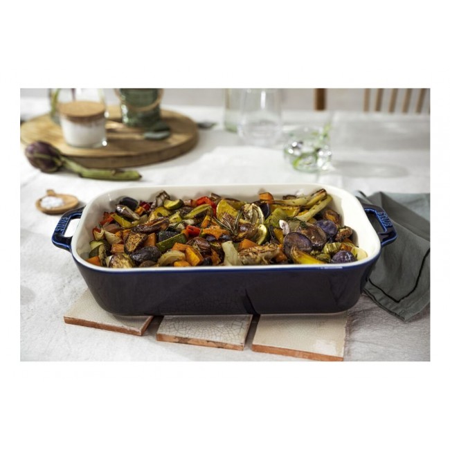 Staub 40511-149-0 baking dish 4.4 L Rectangular Ceramic Casserole baking dish Staub 40511-149-0 baking dish 4.4 L Rectangular Ceramic Casserole baking dish