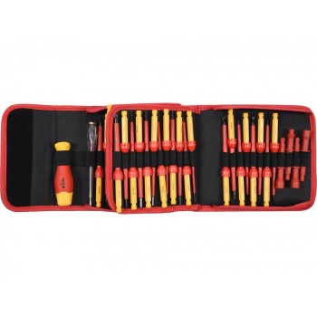 Insulated screwdriver set+tips 50 items YATO YT-28293