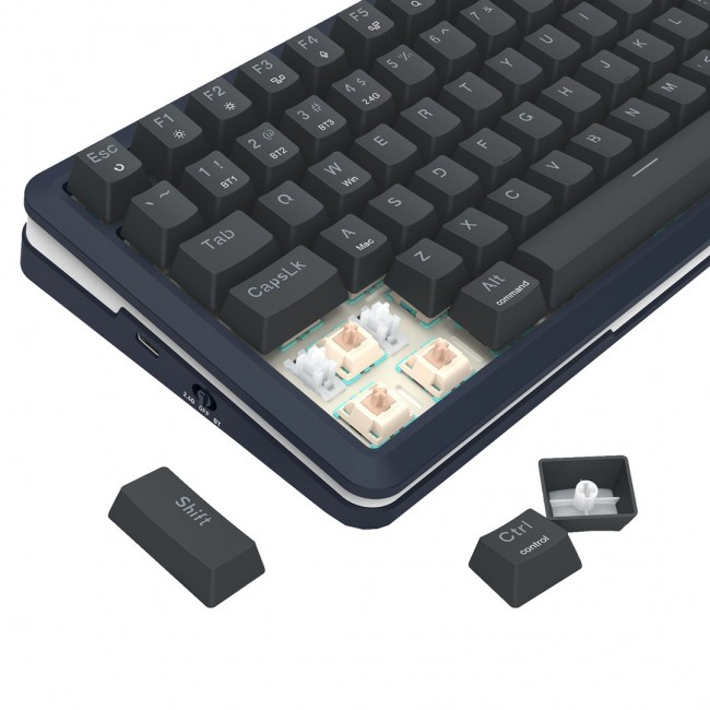 REDRAGON K708-RGB-PRO FLEKACT keyboard USB + RF Wireless + Bluetooth Black REDRAGON K708-RGB-PRO FLEKACT keyboard USB + RF Wireless + Bluetooth Black
