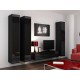 Cama TV stand VIGO 140 30/140/40 black/black gloss