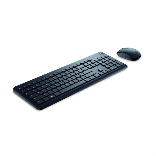 DELL KM3322W keyboard Mouse included Office RF Wireless Ukrainian Black