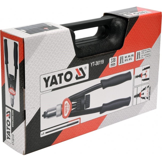 YATO YT-36119 M5-M12 RIVETING GUN YATO YT-36119 M5-M12 RIVETING GUN