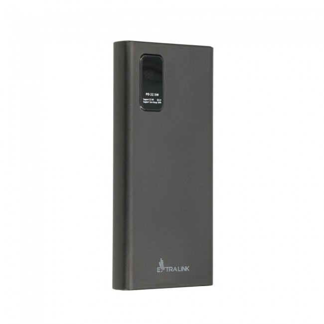 Extralink Powerbank EPB-067B 10000mAh Black Power bank, Fast Charging, USB-C Extralink Powerbank EPB-067B 10000mAh Black Power bank, Fast Charging, USB-C