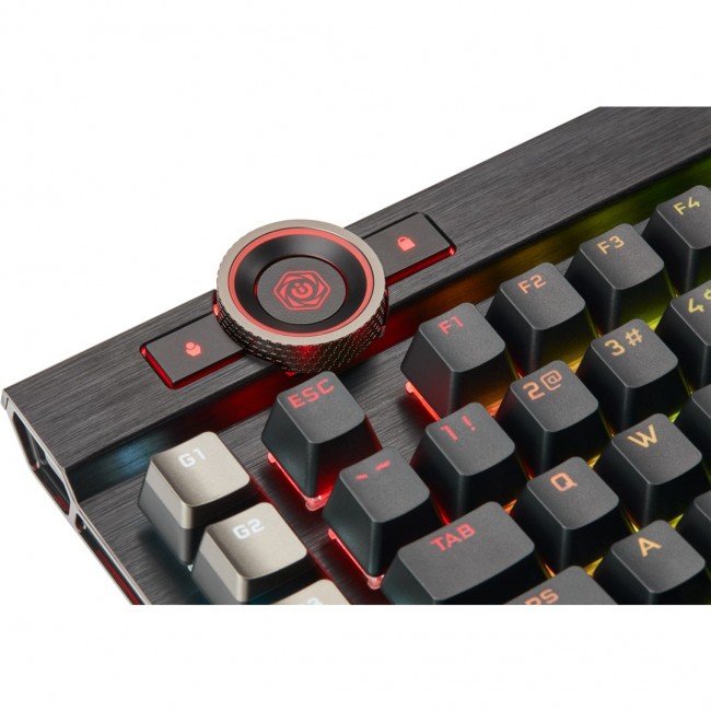 Corsair K100 RGB Gaming Keyboard, Corsair OPX, RGB LED - Black Corsair K100 RGB Gaming Keyboard, Corsair OPX, RGB LED - Black