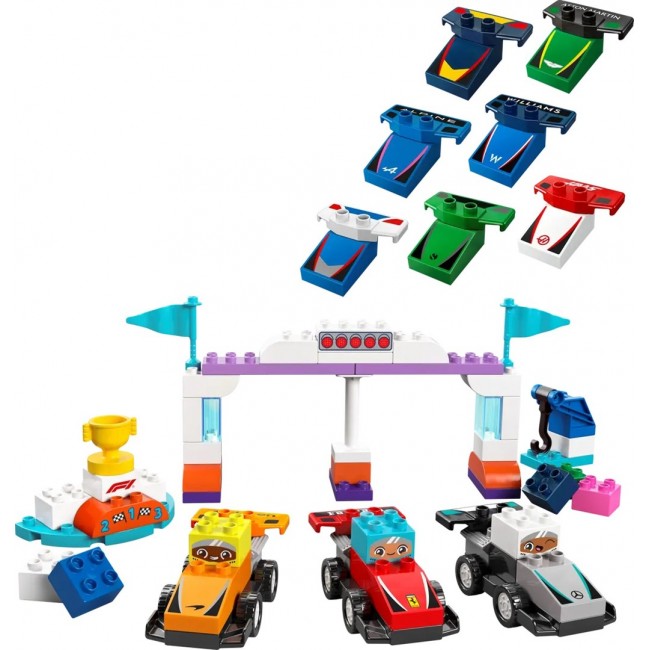 LEGO DUPLO 10445 F1 Team Race Cars & Drivers LEGO DUPLO 10445 F1 Team Race Cars & Drivers