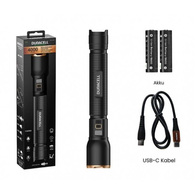 Duracell DF4000R Flashlight black Duracell DF4000R Flashlight black