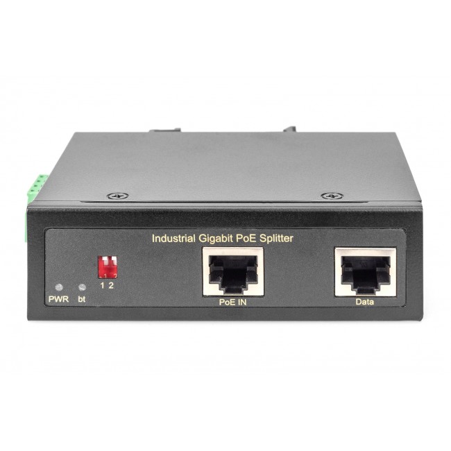 Digitus Industrial Gigabit PoE++ Splitter, 802.3bt Digitus Industrial Gigabit PoE++ Splitter, 802.3bt