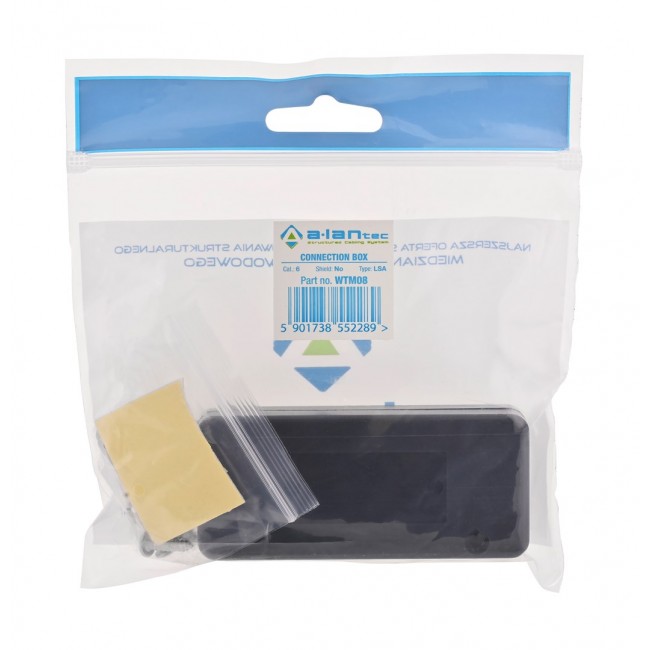 Alantec WTM08 terminal block Black Alantec WTM08 terminal block Black