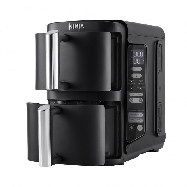 Ninja SL300EU fryer Double 7.6 L Stand-alone 2470 W Low fat fryer Black