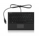 KeySonic ACK-3410 (US) keyboard Office USB US English Black