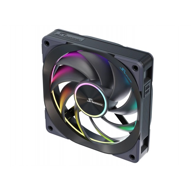 Seasonic MagFlow ARGB Computer case Fan 12 cm Black 3 pc(s)