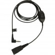 Jabra QD to 3.5mm w. Answer Button for Alcatel Jabra QD to 3.5mm w. Answer Button for Alcatel