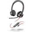 HP Poly Blackwire 8225 Stereo USB-C Headset +USB-C/A Adapter