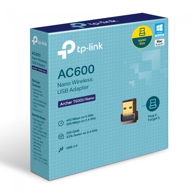 TP-Link AC600 Nano Wireless USB Adapter