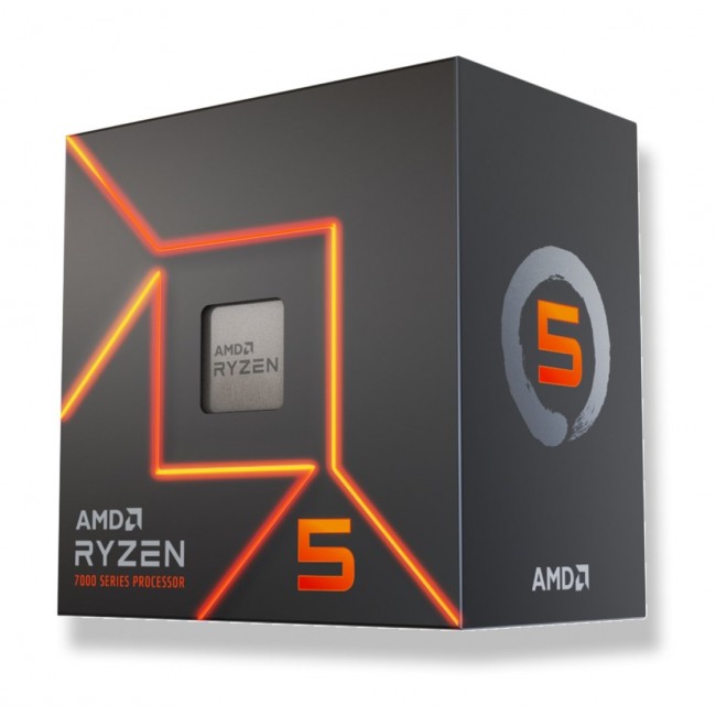 AMD Ryzen 5 CPU 7400 4.3 GHz AM5 22 MB cache