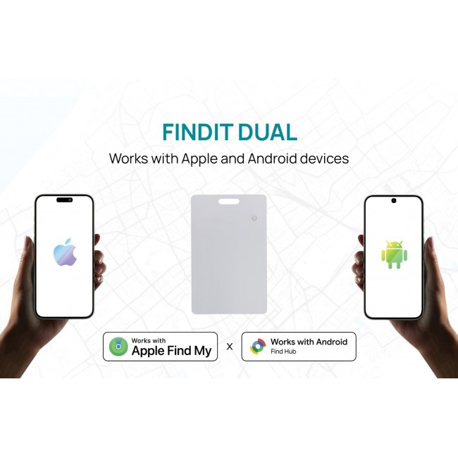 XD Connects FindIt Dual RCS Wallet Tracker Apple Find My & Android Find Hub (Card) P301.6403