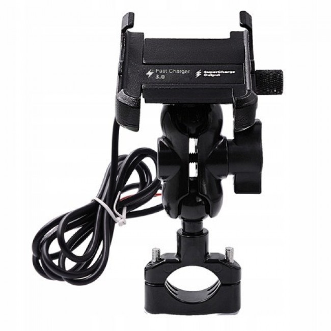 MOTORBIKE PHONE HOLDER FREEDCONN MC10N, QC 3.0 MOTORBIKE PHONE HOLDER FREEDCONN MC10N, QC 3.0
