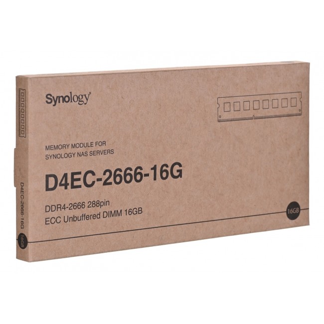 Synology D4EC-2666-16G memory module 16 GB 1 x 16 GB DDR4 2666 MHz ECC