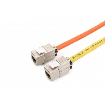 Digitus CAT 6A Keystone module, shielded with intelligent cable manager