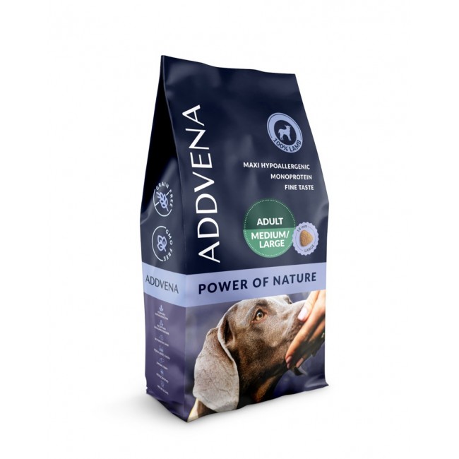 ADDVENA Power of Nature Adult Medium/Large Lamb - dry dog food - 10kg ADDVENA Power of Nature Adult Medium/Large Lamb - dry dog food - 10kg