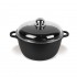 Maestro MR-4628C Pot with lid 28 cm 5,8 l Black