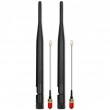 Qoltec 57046 Wi-Fi antenna 2.4/2.5 GHz | 5.1/5.8 GHz | 5dBi | omnidirectional | Indoor