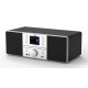 JVC RD-E874B Tower Bluetooth 20 W Black, Silver