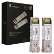 Extralink SFP+ 10G 2-pack | Modu SFP+ | 10Gbps, LC/UPC, 1310nm, 2km, single mode, DOM (EX.35917) network transceiver module