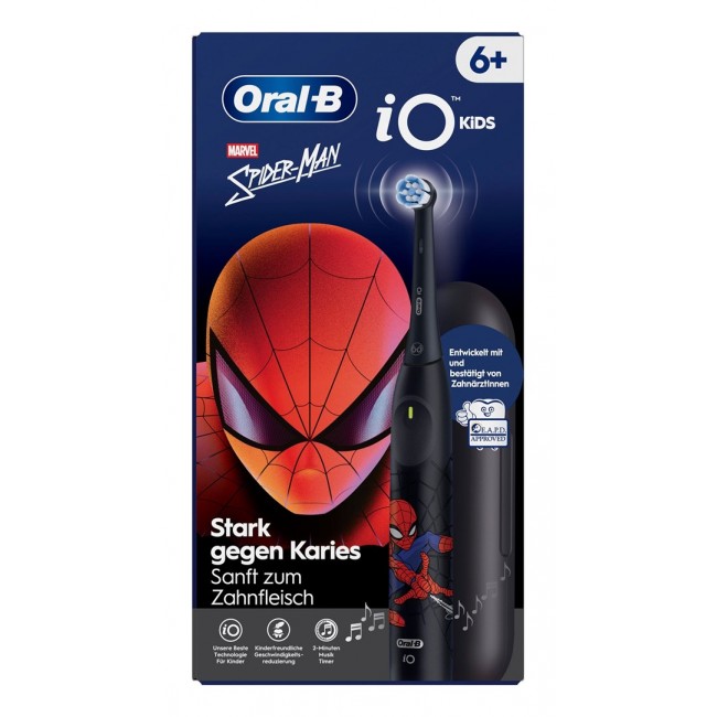 Oral-B iO Kids Spiderman Child Rotating toothbrush Black Oral-B iO Kids Spiderman Child Rotating toothbrush Black